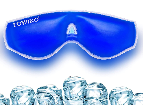 Towino Cool Gel Eye Mask for Eye Puffiness Eye strain Sleep Dark Circles