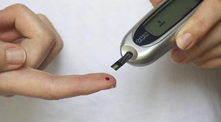Blood sugar test at home, blood glucose test